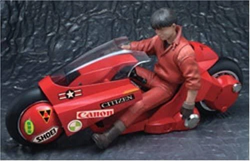 Figura fundida a presión AKIRA Kaneda's Bike PX-03 BANDAI Soul of Popynica Chogokin Japón Foto 4 de 4