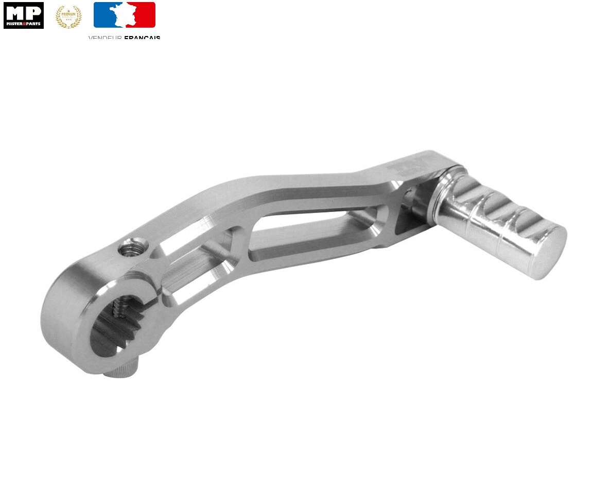 Kick démarrage tuning argent pour Gilera Stalker 50 2t anti-dérapant