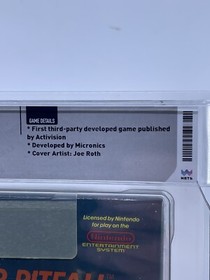 Super Pitfall Nintendo NES New 1987 Factory Sealed WATA Grade 8.0 H-Seam