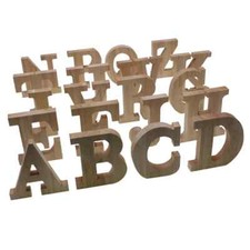 Decor Wooden Letter 26 Wood English Alphabet Letters Home Number DIY Handcrafts