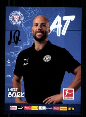 Lasse Bork Autogrammkarte Holstein Kiel 2024-25 Original Signiert