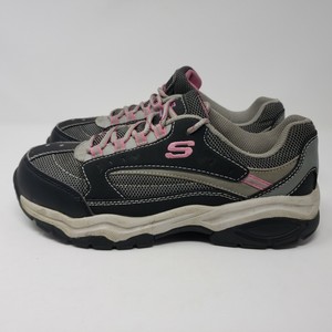 skechers steel toe memory foam shoes