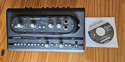 Mackie Onyx Satellite Professional Firewire Recording System Tested Turns On GS9