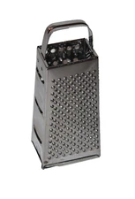 Vintage! Made in Japan Stainless Steel 4-Sided Box Cheese Grater Shredder Slicer