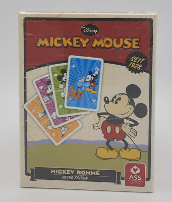 Mickey Mouse Romme Retro Edition Disney ASS Neu und sealed Kartenspiel