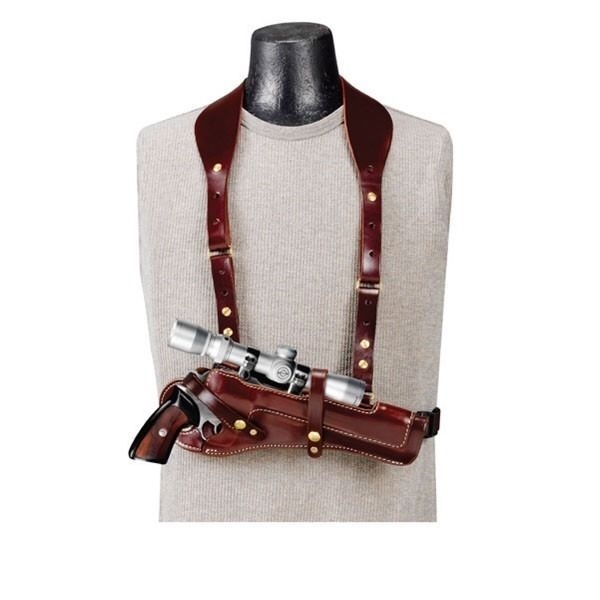 Holster for scoped Smith &amp; Wesson X Frame with 8.38&quot; Barrel. .460 