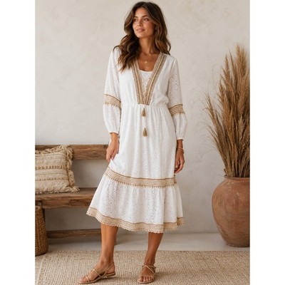 red dress white trim Girls Red Dress with Lace Trim  Ackee Tree Clothing