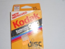 Kodak Kodacolor Gold Disc Film - 12 Exposures EXP 12/1996