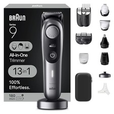 Braun All-in-One Men's Shaving Kit Series 9 9440, 13-in-1 Beard, Face, Nose, Ear