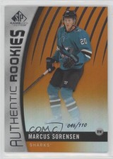 2017 SP Game Used Authentic Rookies Orange Rainbow /110 Marcus Sorensen #103 k5i