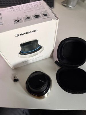3DConnexion SpaceMouse Wireless, Maus, USB, kabellos, 2 Tasten, schwarz