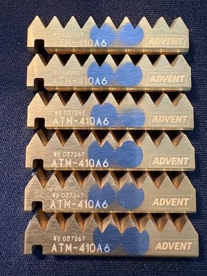 Advent Thread Milling Inserts ATM-410A6 Carbide Inserts Lot of 6