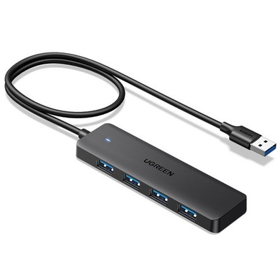 UGREEN USB Hub 3.0 mit 60CM Verlängerungskabel 4 Ports Ultra Slim USB Splitter mit