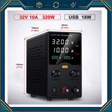 Adjustable DC Power Supply 30V 10A 60V 5A 120V 3A Lab Voltage Current 110V 220V