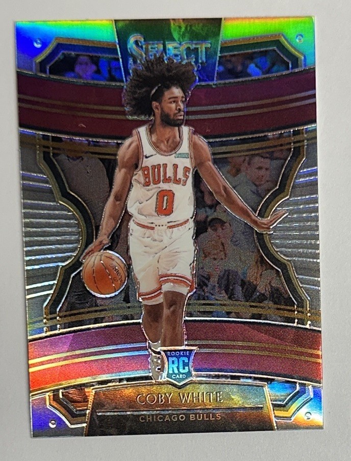 2019-20 Panini Select Silver Coby White Rookie RC #48