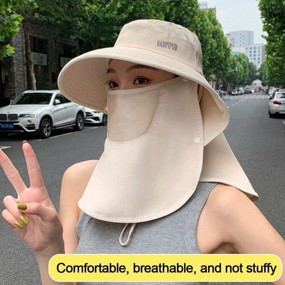 APL Berretto estivo tesa larga protezione UV pesca hate per sport outdoor