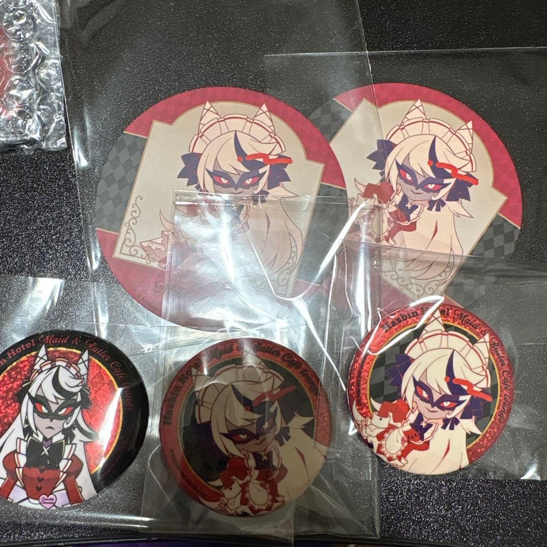 Hazbin Hotel x Animate Cafe Camila Set  Can Badges + Coaster, 5pc, Trading