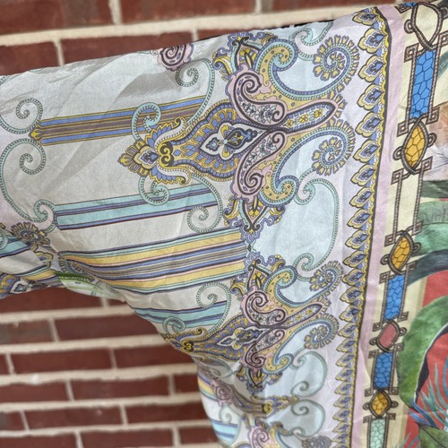 JOHNNY WAS Top Silk Floral Paisley Blouse Shirt Boho Chic Art to Wear SZ S - Picture 10 of 22