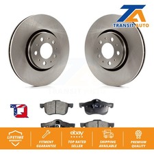 Front Brake Rotors Ceramic Pad Kit For Volvo S60 With 316mm Diameter Rotor