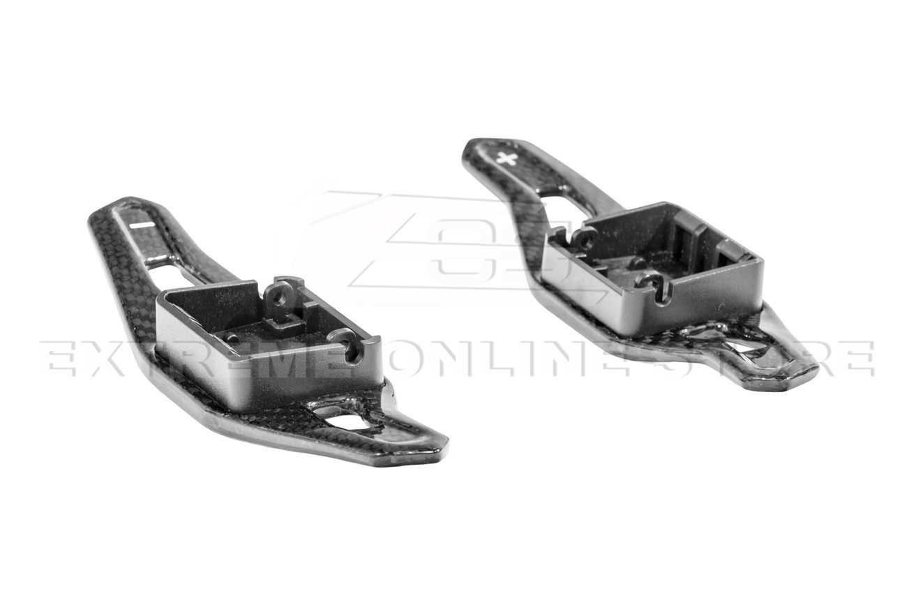 Lamborghini Style CARBON FIBER Steering Wheel Paddle Shifter 20-Up Corvette C8