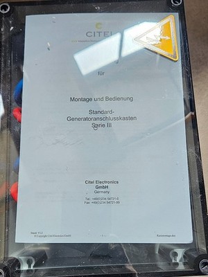 Citel GAK2.K2x10.K1x10.DP6VG-1-XS Generatoranschlusskasten Überspannungsschutz