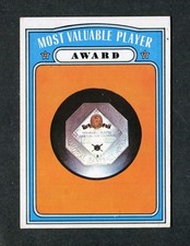 Most Valuable Player MVP 1972 Topps High # Series MLB Baseball Card #622
