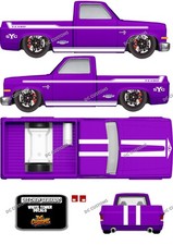 83 CHEVY SILVERADO WHITE TONER DECALS YENK0