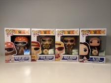 Rare and Retired WWE POP Set of 4 , Macho Man, Hulk And AJ Lee.