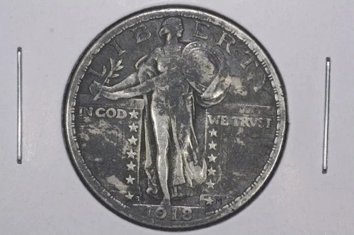 1918-S Standing Liberty Quarter, Fine/VF Detail
