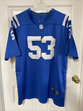 Nike NFL Indianapolis Colts NFL Shaquille Leonard #53 Football Jersey Men’s XXL