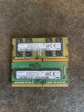 LOT OF 2 SAMSUNG 16GB DDR4-3200 LAPTOP RAM 32GB TOTAL TESTED WORKING