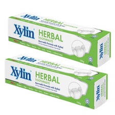 2 pièces x 100 g de dentifrice COSWAY Xylin Herbal Plus dents plus fortes...