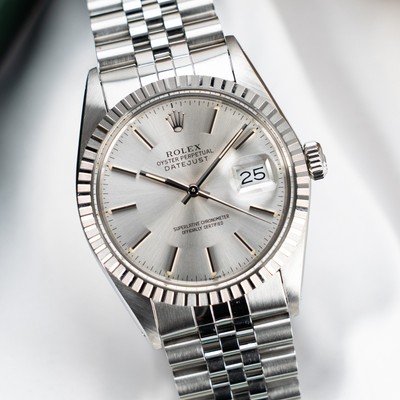 Rolex Datejust 16030 Edelstahl Herrenuhr - Full Set LC100 + Revision