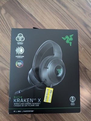 Razer Kraken V3 x Wired USB Gaming Headset Compatible with PC, Mac, PlayStation