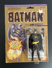 DC Comics Super Heroes Batman Figure Poseable Bat Rope In Belt Toy Biz 1989 READ