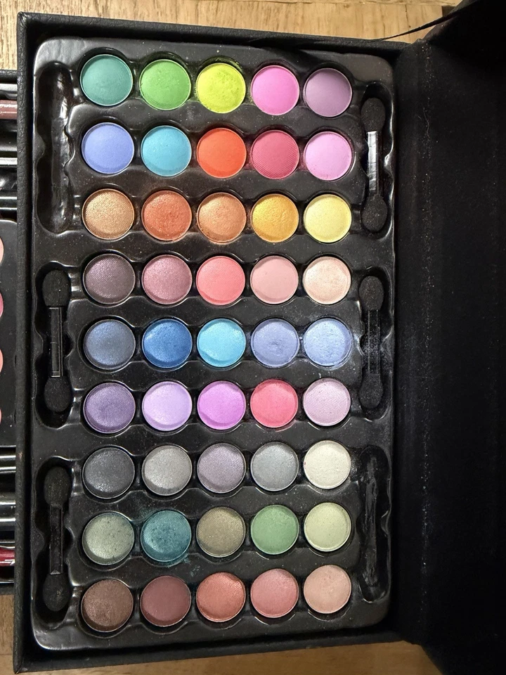 Schminkkoffer In Lederoptik Schwarz 82-teilig - Bild 4 von 4