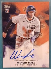 Wenceel Perez - 2024 Topps Update Baseball Stars Autograph BSAU-WP GOLD 04/50 RC