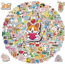 200PCS Waterproof Vinyl Stickers for Kids - Cute Water Bottle Stickers Pack