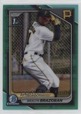 2024 Bowman Chrome Prospects Aqua Refractor 42/125 Bralyn Brazoban #BCP-224 18n6