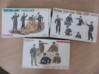 LOT of 3 DRAGON 1/35 Model Kits 6375 6014 6191 PARTS German Tank Crew Panzer — photo 1