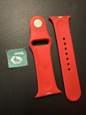 Apple Watch Sport Band 41mm 38/40 Genuine OEM 2021 PRODUCT Red S/M Used