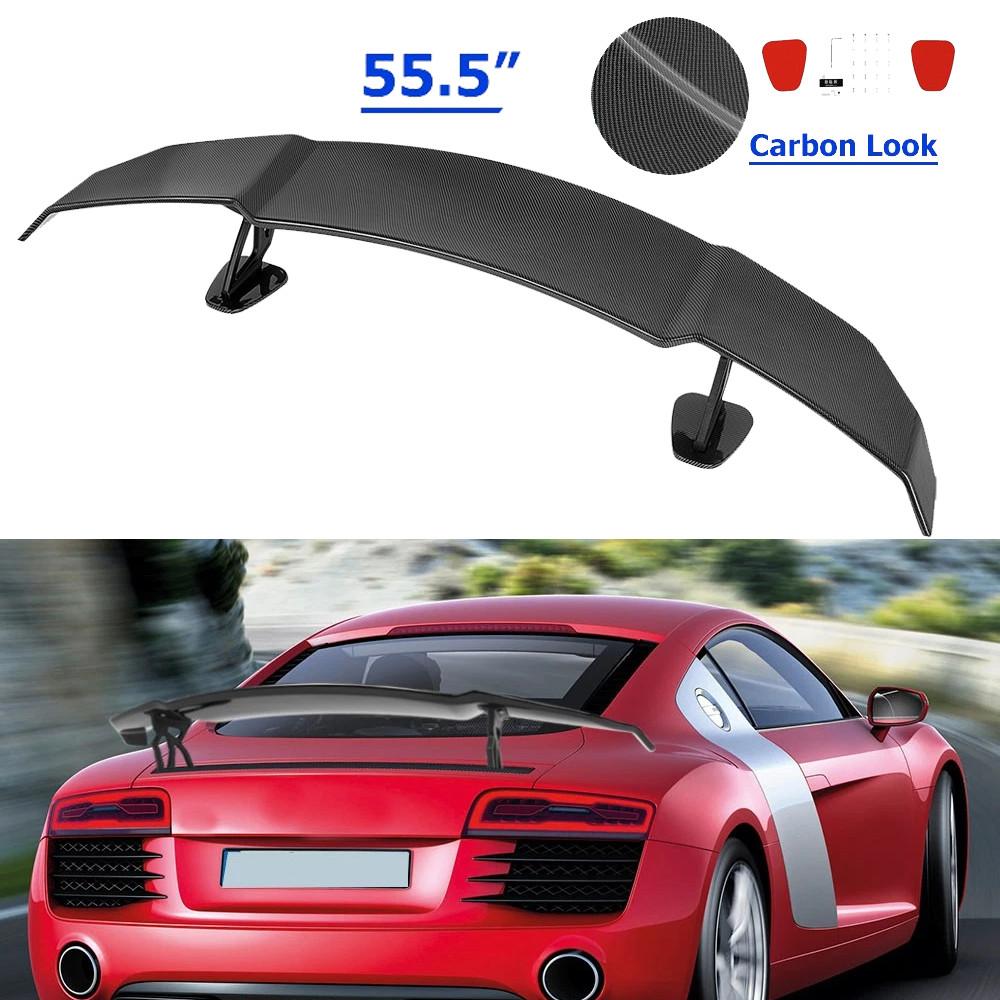 For Audi R8 2008-2023 Rear Trunk GT Wing Racing Spoiler Carbon Lip