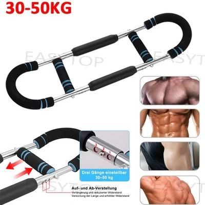 WOWSPEED 3 Stufen Twister Armtrainer Brusttraining, Verstellbares 30-50kg Muskelaufbau