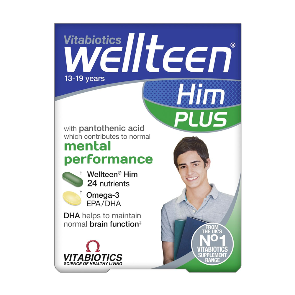 Vitabiotics Wellteen Him Plus 56 Tablets Teen Boys Multivitamin