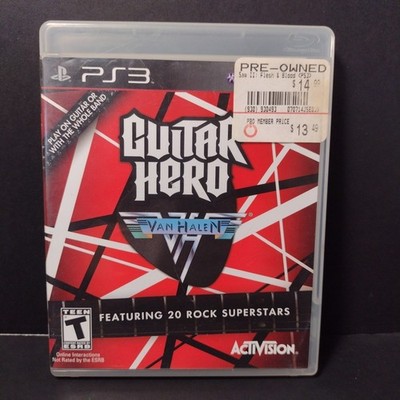 Guitar Hero: Van Halen (Sony PlayStation 3) Complete W/Manual, Light Scratches