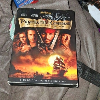 Walt Disney Studios Pirates of the Caribbean DVD Collector's Edition Depp Rush