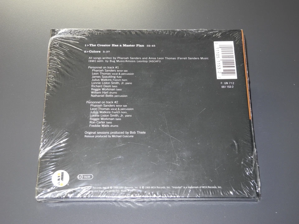 pharoah sanders new sealed impulse digipak cd - karma - Bild 2 von 2