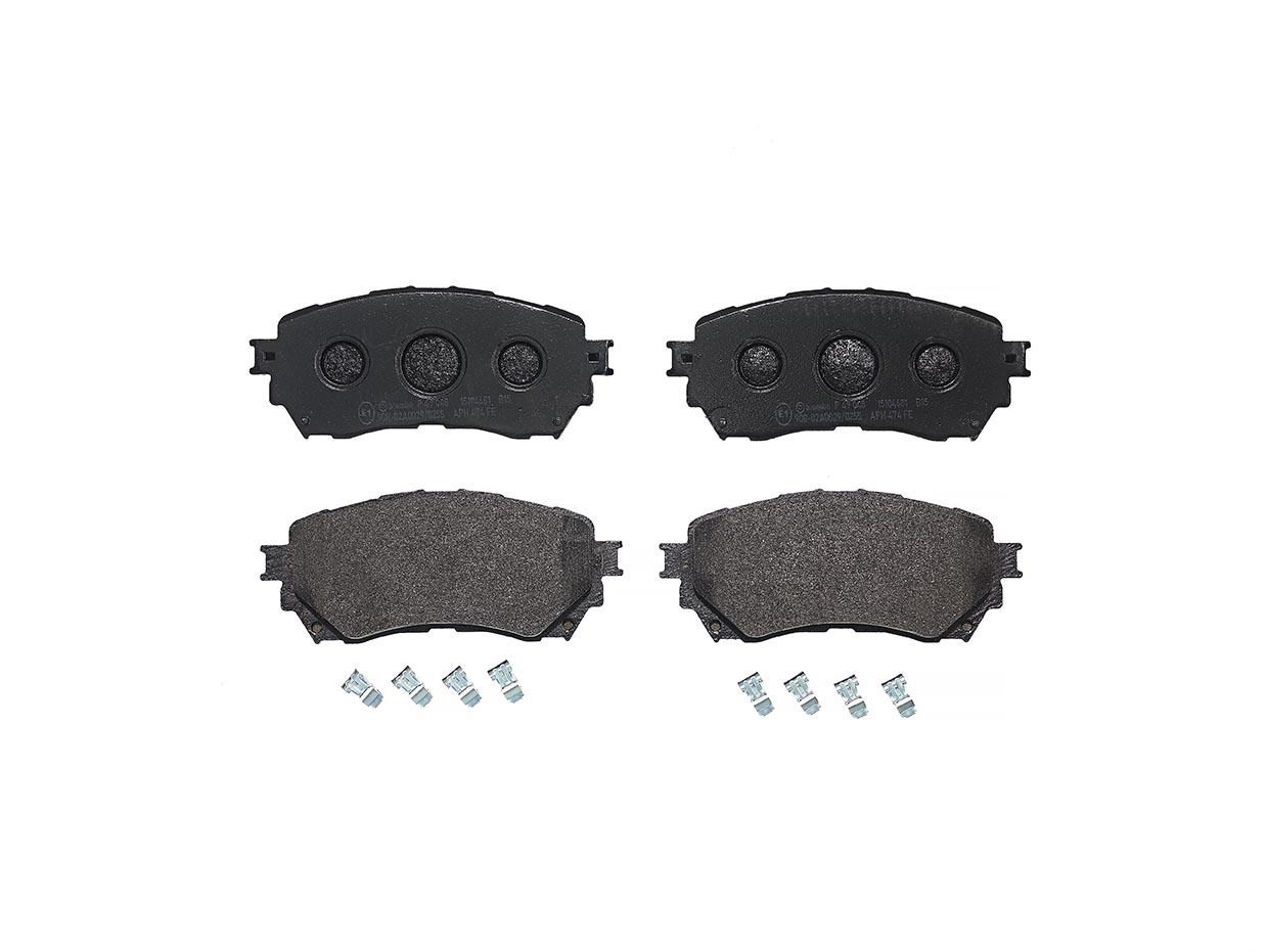 Brembo Bremsbelagsatz, Scheibenbremse P 49 048 Für Mazda (Faw) - Bild 5