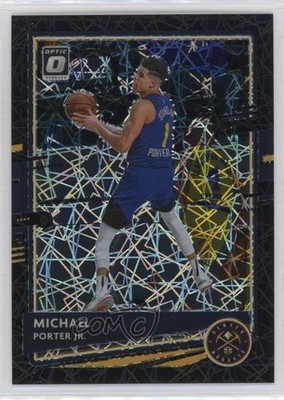 2020-21 Panini Donruss Optic Black Velocity Prizm /39 Michael Porter Jr #75 0h9e