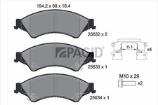 PAGID Bremsbelagsatz Scheibenbremse T2173N für VW AMAROK T1A T1B TDI 4motion TKE